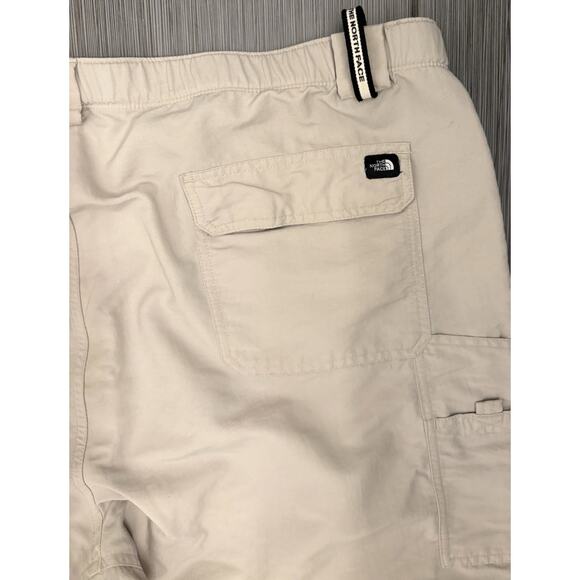 The North Face Convertible Pants Men Tan Paramount Peak Belted Zip Off Size XXL - Picture 9 of 10